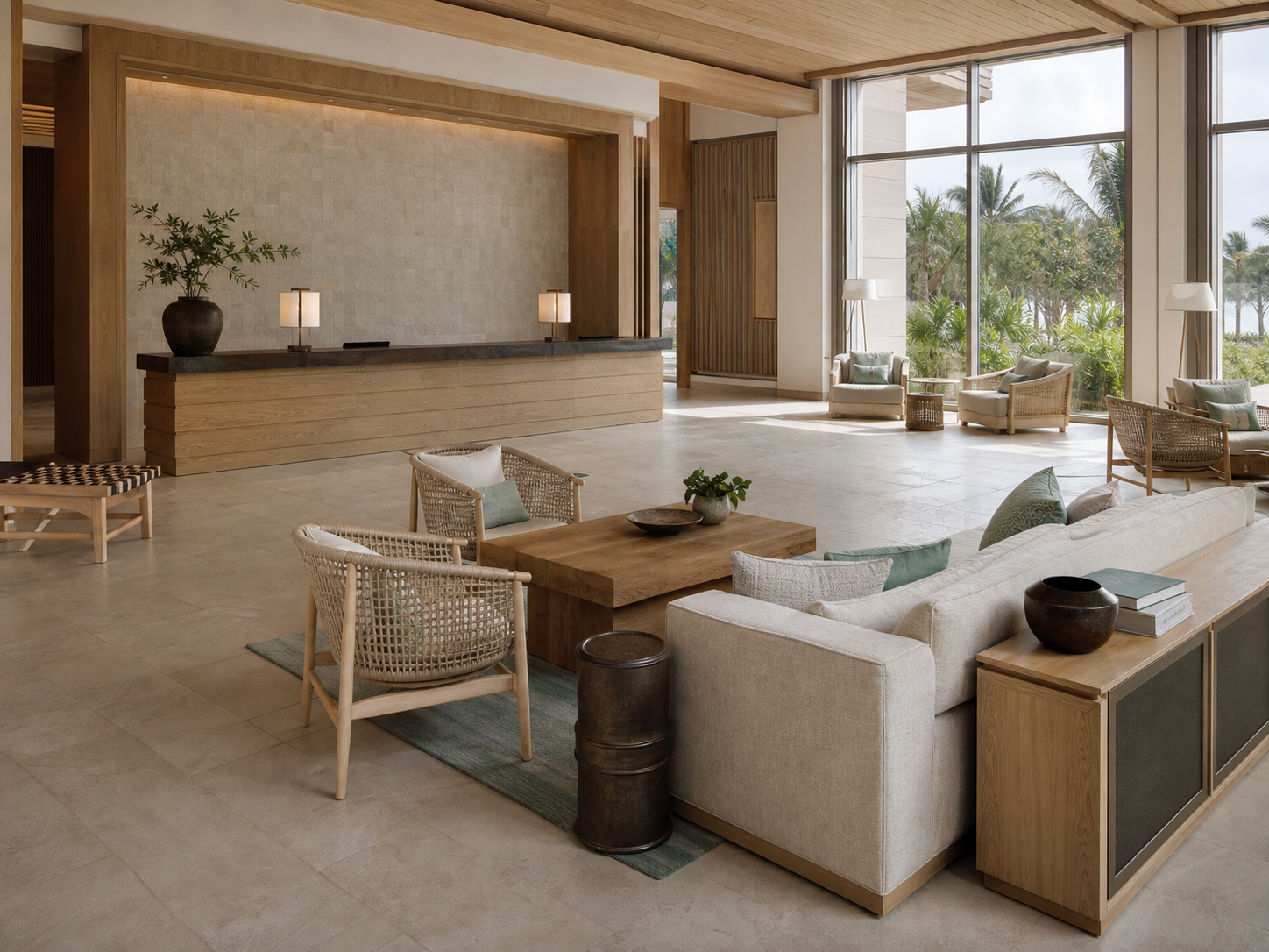 Coastal Resort Lobby Solution