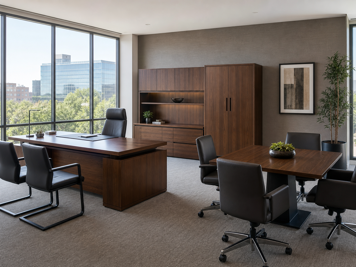 Contemporary Executive Office Solution