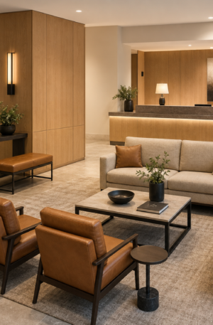 Contemporary Hotel Reception Solution