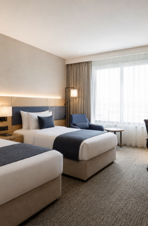 Twin Business Hotel Room Solution